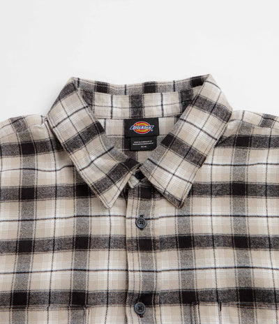 Dickies Jerome Cropped Flannel Shirt - Black