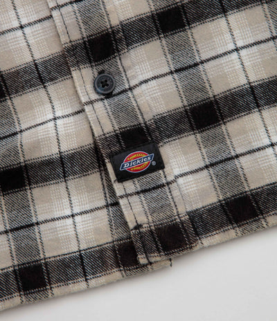 Dickies Jerome Cropped Flannel Shirt - Black