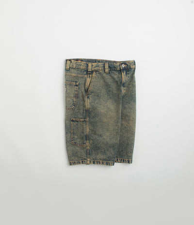 Dickies Madison Denim Shorts - Yellow Fade Indigo