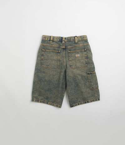 Dickies Madison Denim Shorts - Yellow Fade Indigo
