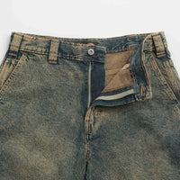Dickies Madison Denim Shorts - Yellow Fade Indigo thumbnail
