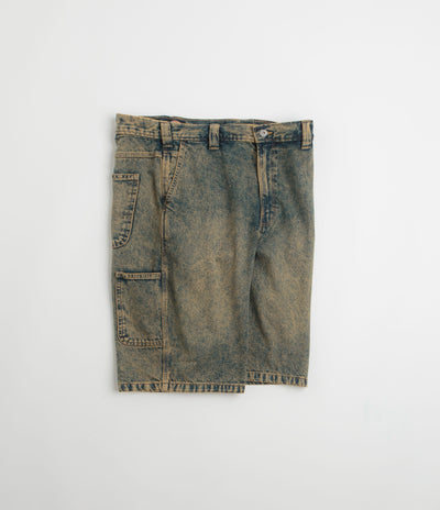 Dickies Madison Denim Shorts - Yellow Fade Indigo