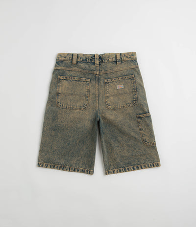 Dickies Madison Denim Shorts - Yellow Fade Indigo