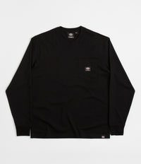 Dickies Mount Vista Pocket Long Sleeve T-Shirt in Black