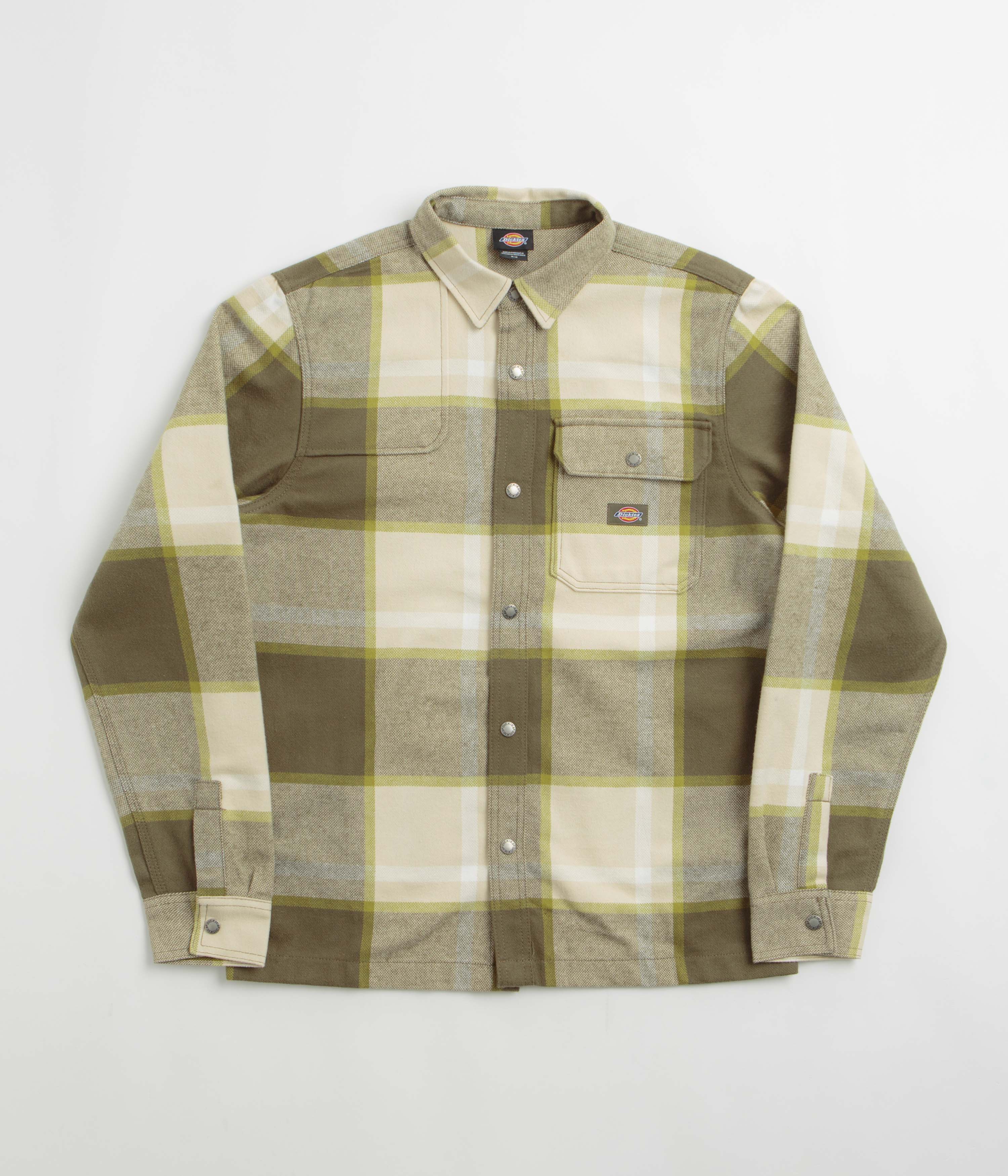 Dickies Nimmons Shirt in Wood Ash