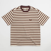 Dickies Oakport Stripe T-Shirt - Chocolate Brown thumbnail