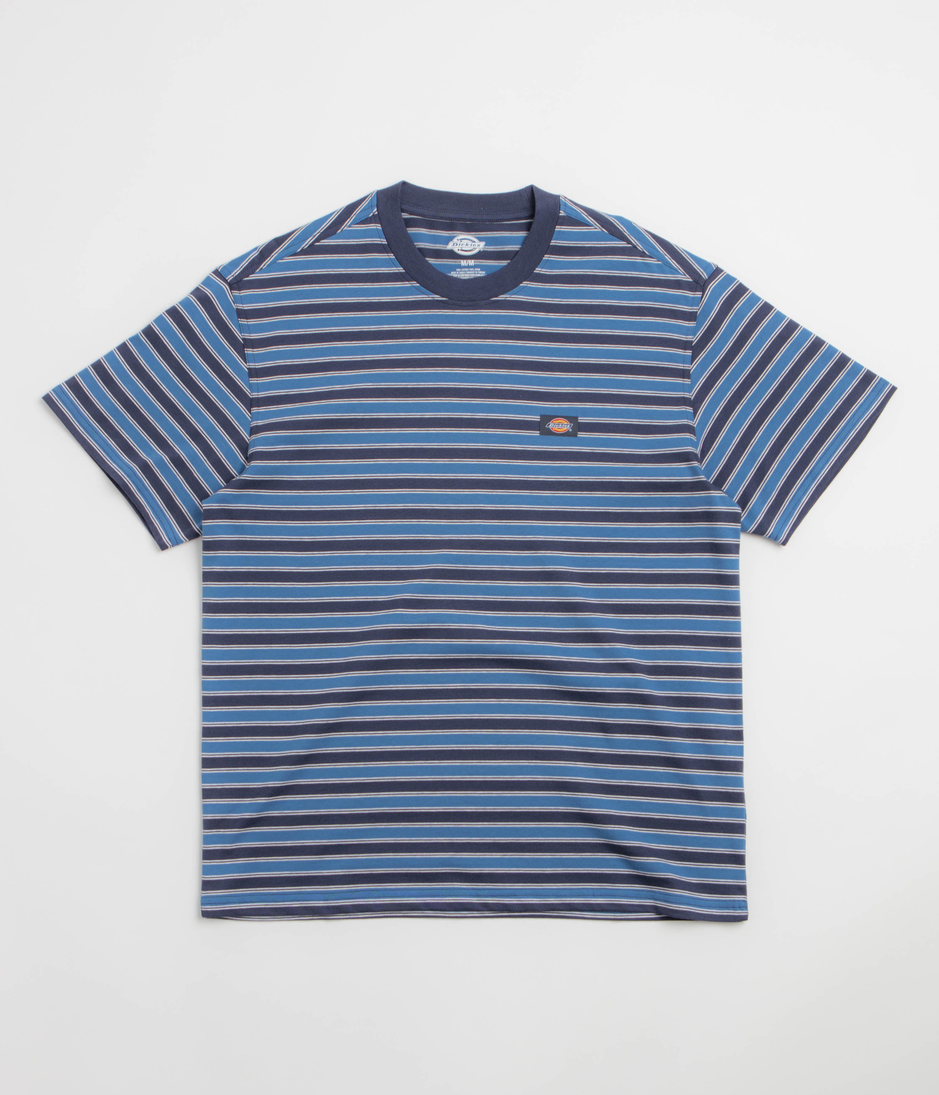 Dickies Oakport Stripe T-Shirt - Navy Blue