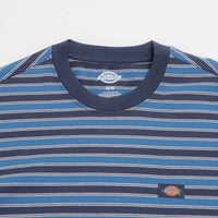 Dickies Oakport Stripe T-Shirt - Navy Blue thumbnail