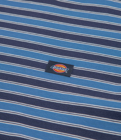 Dickies Oakport Stripe T-Shirt - Navy Blue