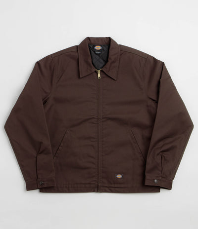 Dickies Recycled Lined Eisenhower Jacket - Chocolate Brown
