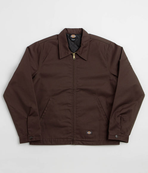 Dickies Recycled Lined Eisenhower Jacket - Chocolate Brown