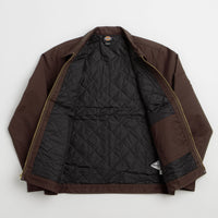 Dickies Recycled Lined Eisenhower Jacket - Chocolate Brown thumbnail