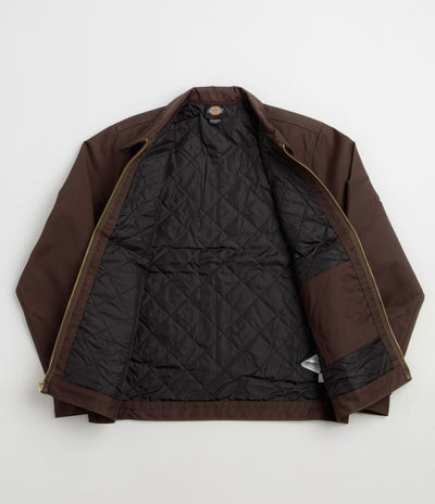 Dickies Recycled Lined Eisenhower Jacket - Chocolate Brown