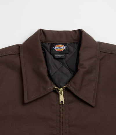 Dickies Recycled Lined Eisenhower Jacket - Chocolate Brown