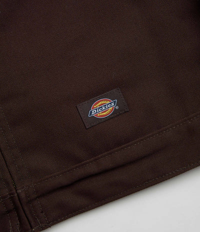 Dickies Recycled Lined Eisenhower Jacket - Chocolate Brown