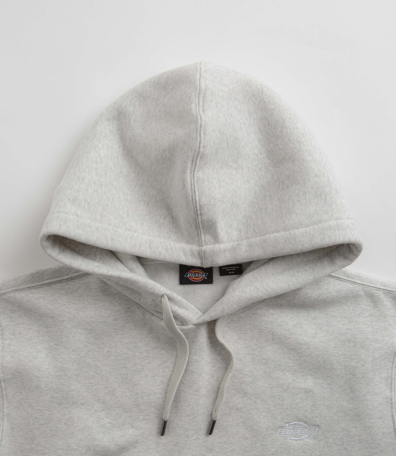 Oversized Fit Cotton Hoodie - Light gray melange - Men