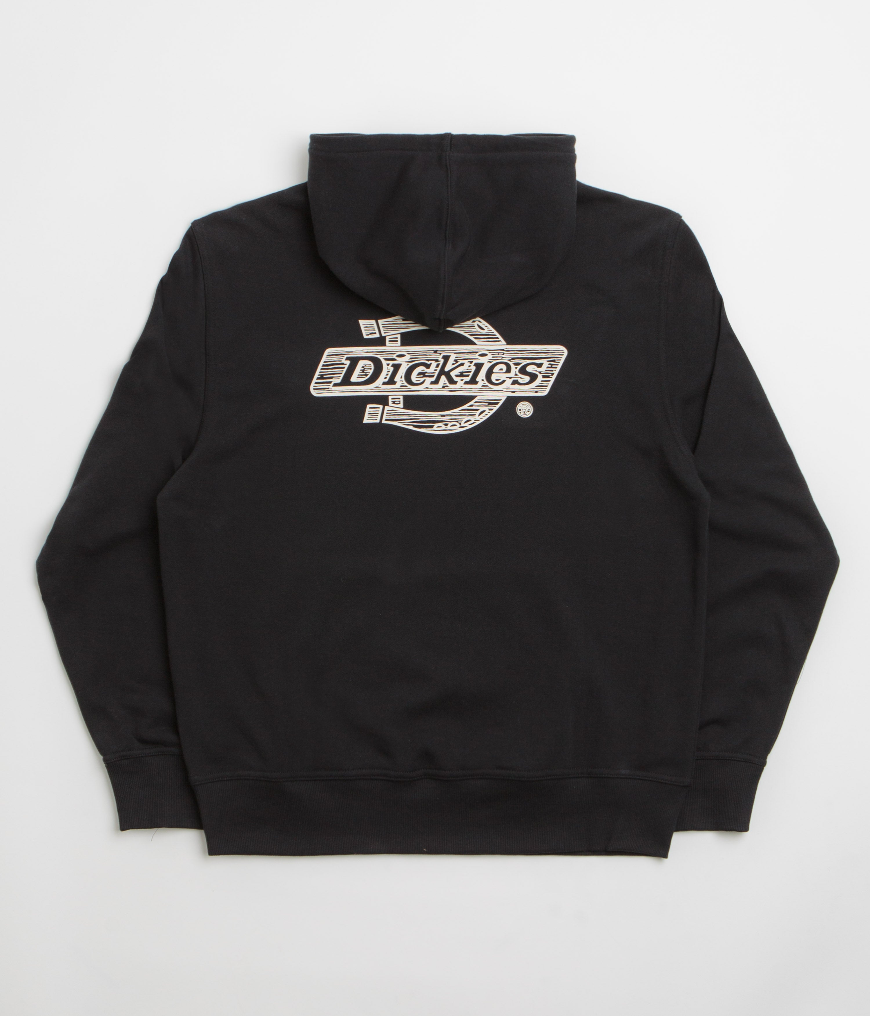 Dickies Wood Logo Hoodie in Black