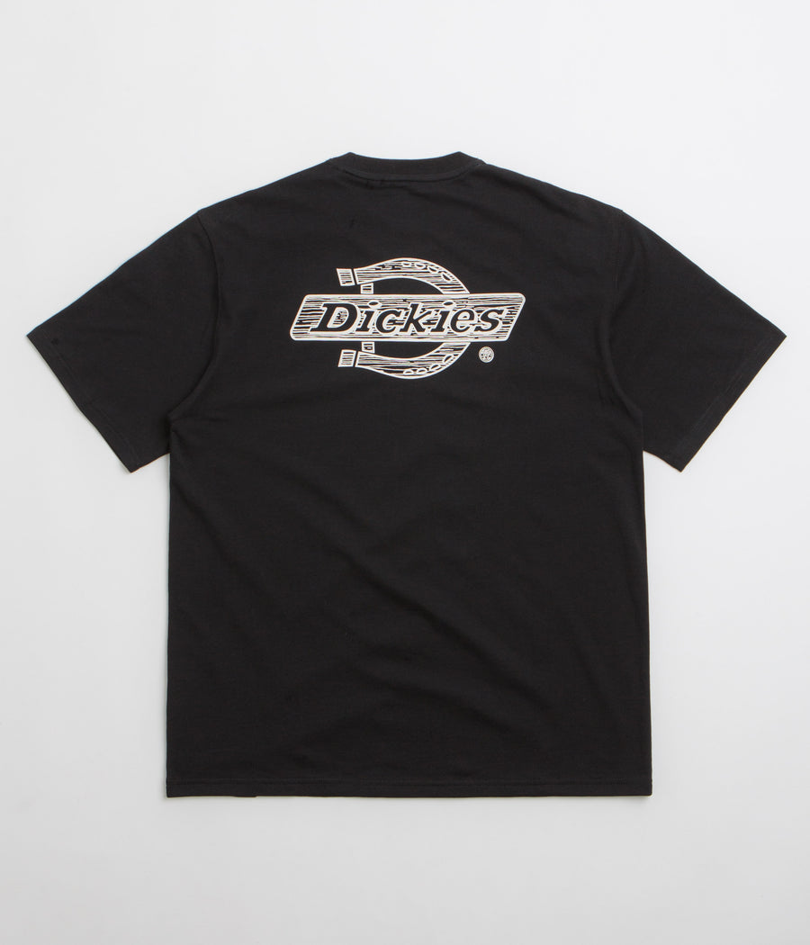 Dickies Wood Logo T-Shirt in Black