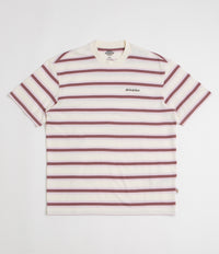 Dickies York Stripe T-Shirt in Egret