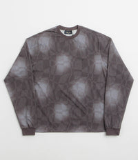 Dime Abstract Long Sleeve T-Shirt in Static Black