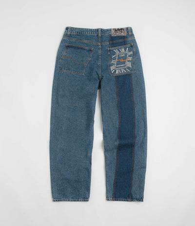 Dime Baggy Denim Pants - Knowtomatic Blue