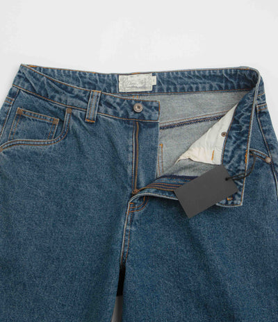 Dime Baggy Denim Pants - Knowtomatic Blue