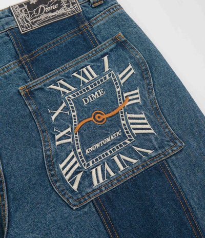 Dime Baggy Denim Pants - Knowtomatic Blue