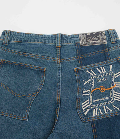Dime Baggy Denim Pants - Knowtomatic Blue
