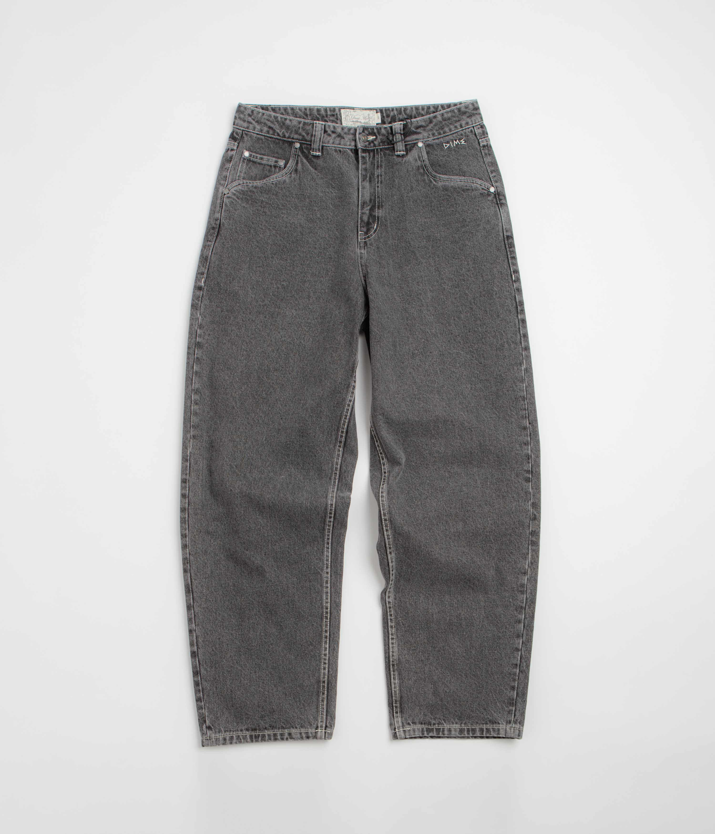 Dime Baggy Wink Denim Pants - Faded Black