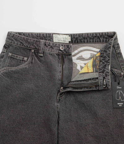 Dime Baggy Wink Denim Pants - Faded Black