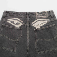 Dime Baggy Wink Denim Pants - Faded Black thumbnail