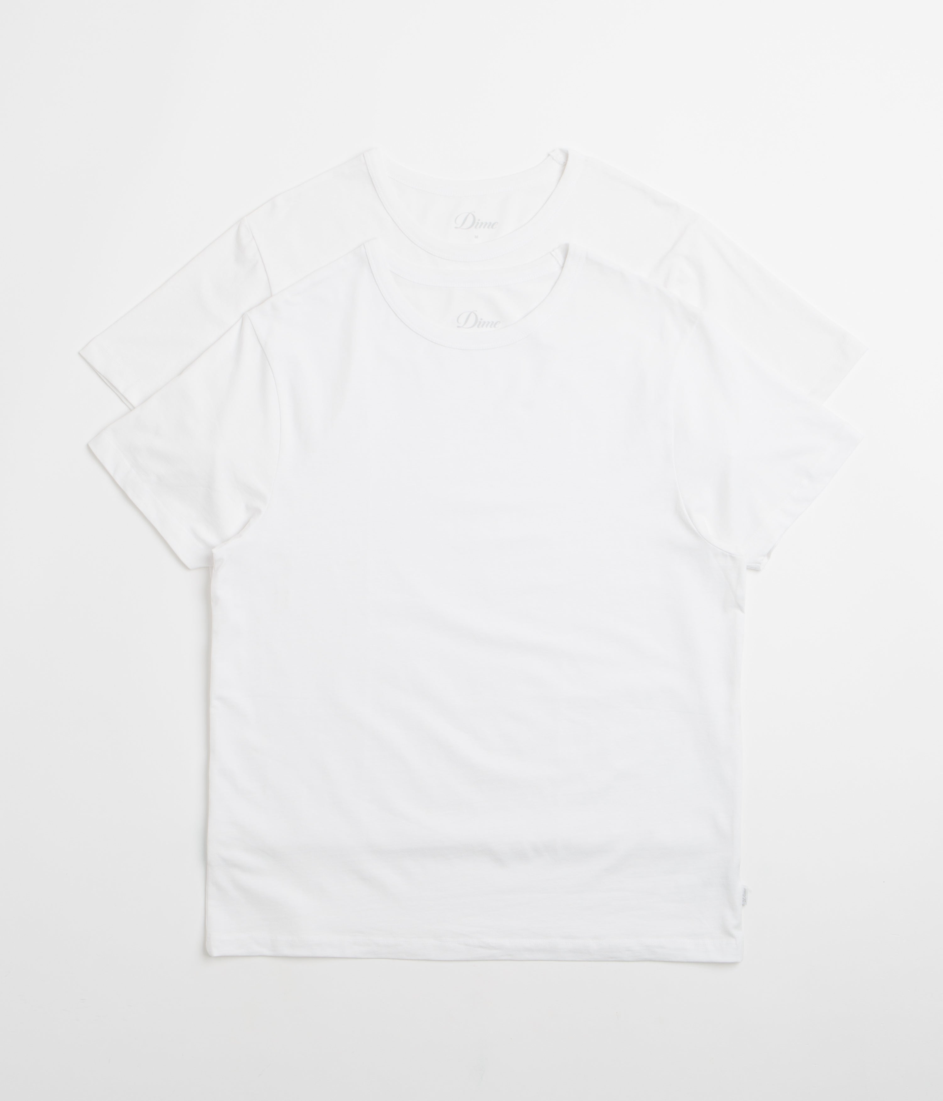 Dime Basic T-Shirts (2 Pack) in White