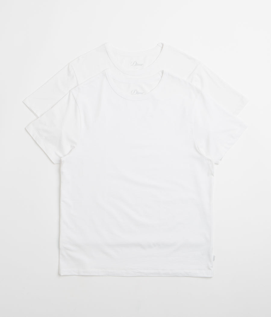 Dime Basic T-Shirts (2 Pack) in White