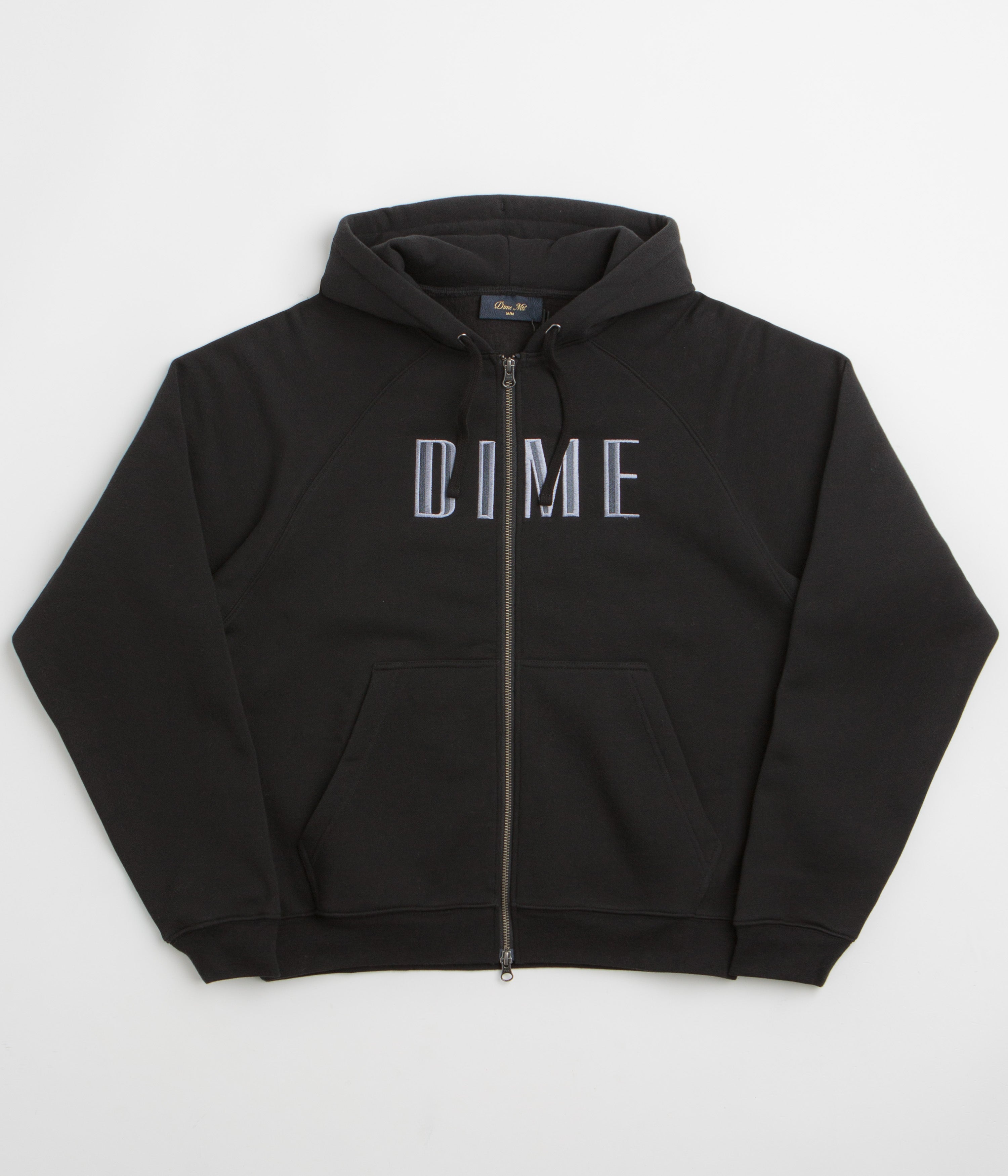 Dime Blocks Full Zip Hoodie - Black