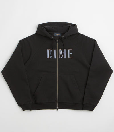 Dime Blocks Full Zip Hoodie - Black