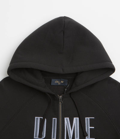 Dime Blocks Full Zip Hoodie - Black
