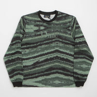Dime Brushstroke Shirt in Hunter Green thumbnail