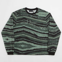 Dime Brushstroke Shirt in Hunter Green thumbnail