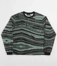 Dime Brushstroke Shirt in Hunter Green