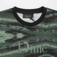 Dime Brushstroke Shirt in Hunter Green thumbnail