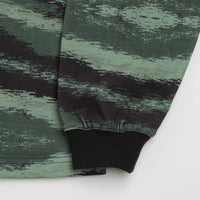 Dime Brushstroke Shirt in Hunter Green thumbnail