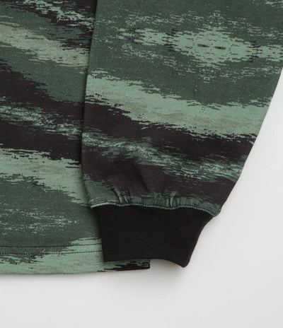 Dime Brushstroke Shirt in Hunter Green