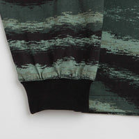 Dime Brushstroke Shirt in Hunter Green thumbnail