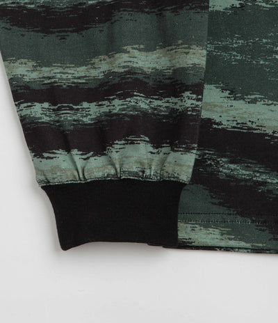 Dime Brushstroke Shirt in Hunter Green
