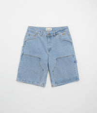 Dime Carpenter Denim Shorts in Blue Washed