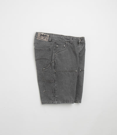 Dime Carpenter Denim Shorts in Faded Black