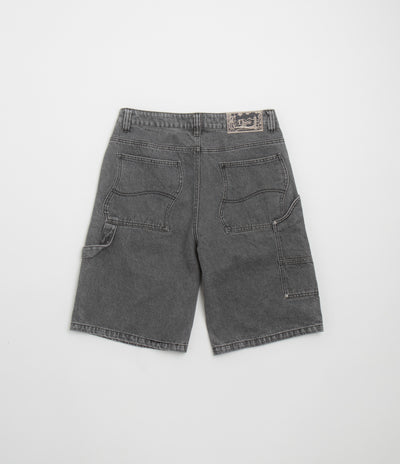 Dime Carpenter Denim Shorts in Faded Black