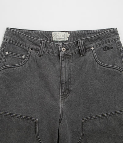Dime Carpenter Denim Shorts in Faded Black