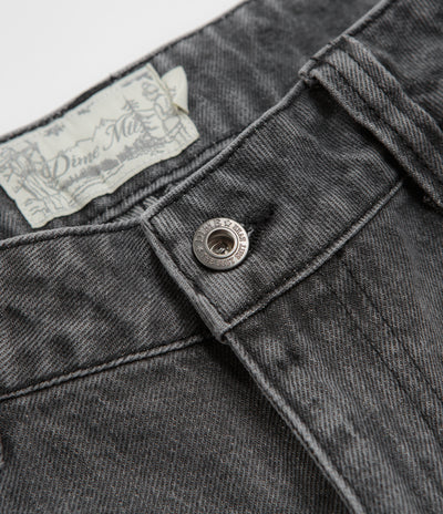 Dime Carpenter Denim Shorts in Faded Black