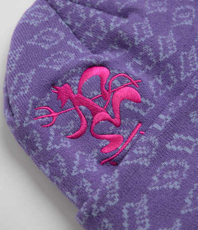 Dime Chopper Fold Beanie in Lavender
